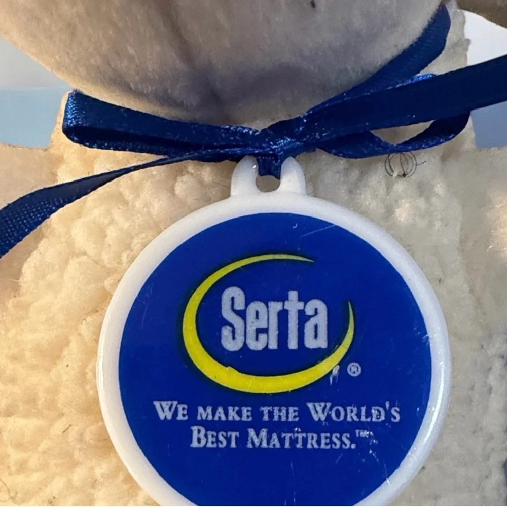 Vintage 2000 Curto Toy SERTA Sheep Counting Sheep Plush 8” Speed Limit 55